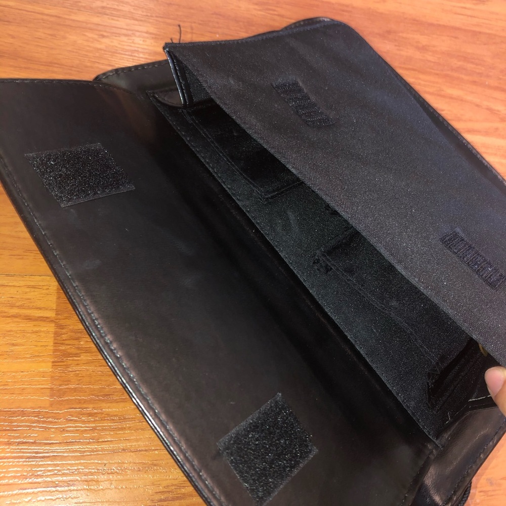 Black zipper mini suitcase planner